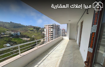 شقة للبيع 3 غرف وصالة بإطلالة طبيعة في طرابزون يومرا