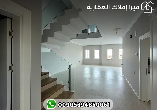فيلا 3 طوابق للبيع في طرابزون 5 غرف وصالة ضمن مجمع سكني آمن