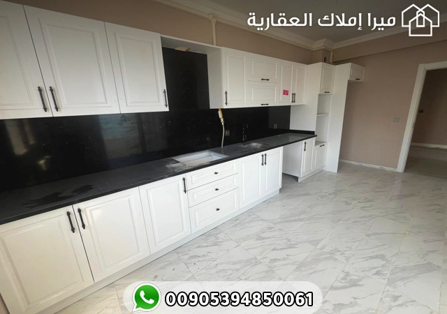 شقة سكنية مميزة 3 غرف وصالة بإطلالة بحرية في منطقة يومرا طرابزون